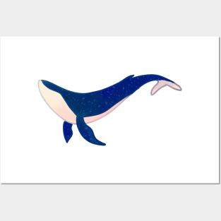 Galaxy Whale Posters and Art